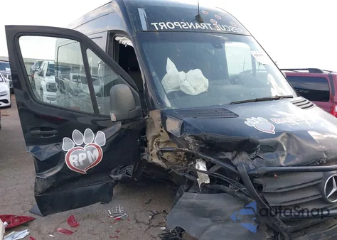 2020 Mercedes-Benz Sprinter 2500 High Roof V6 из США, поврежденный, VIN W1W4EDHY8LT021190